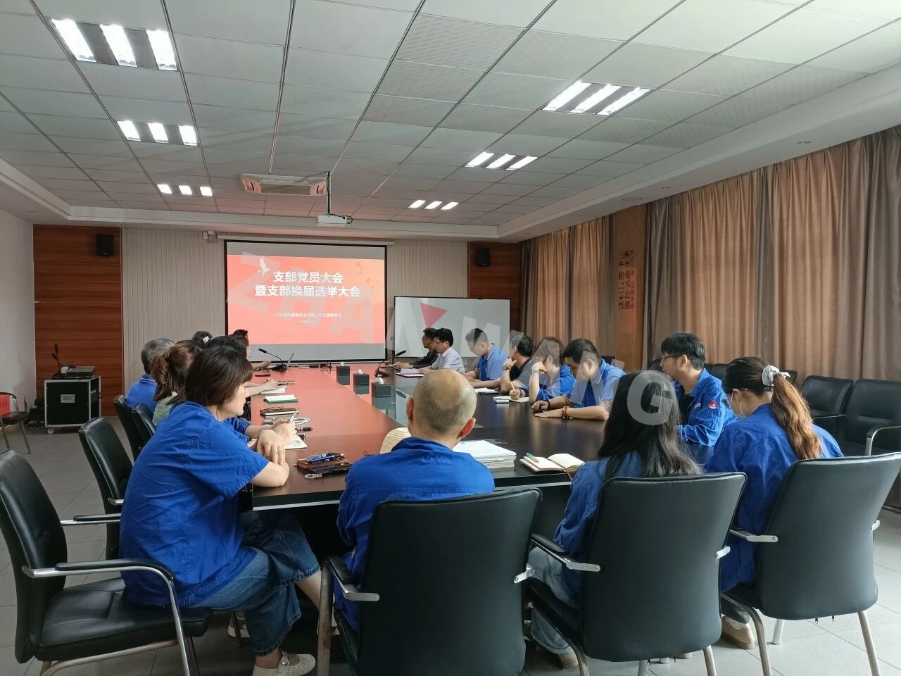 湖州展望药业有限公司党支部召开党员大会暨换届选举大会